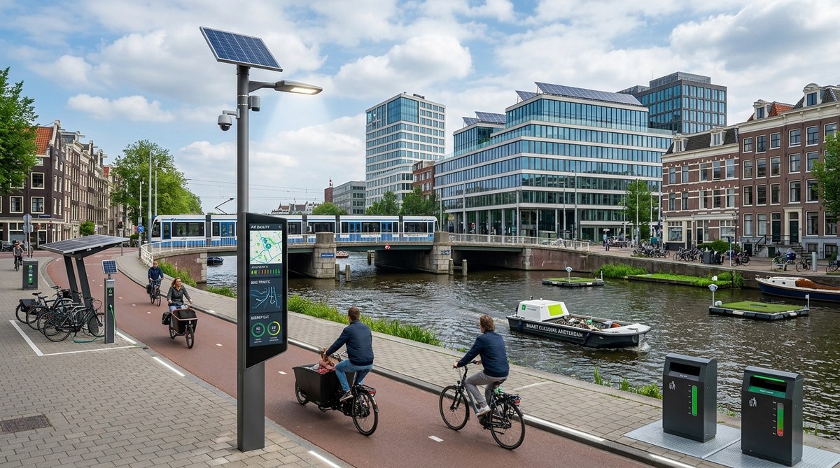 How Amsterdam Uses Smart Technologies to Create a More Sustainable City