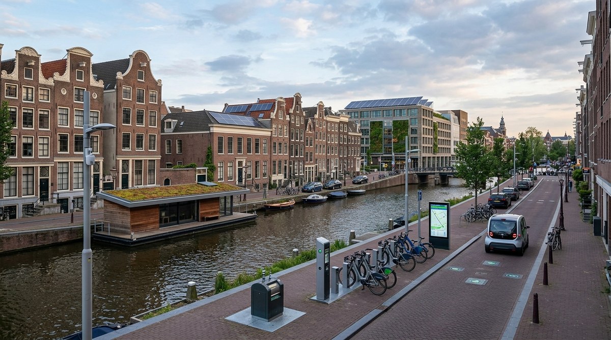 How Amsterdam Uses Smart Technologies to Create a More Sustainable Urban Future